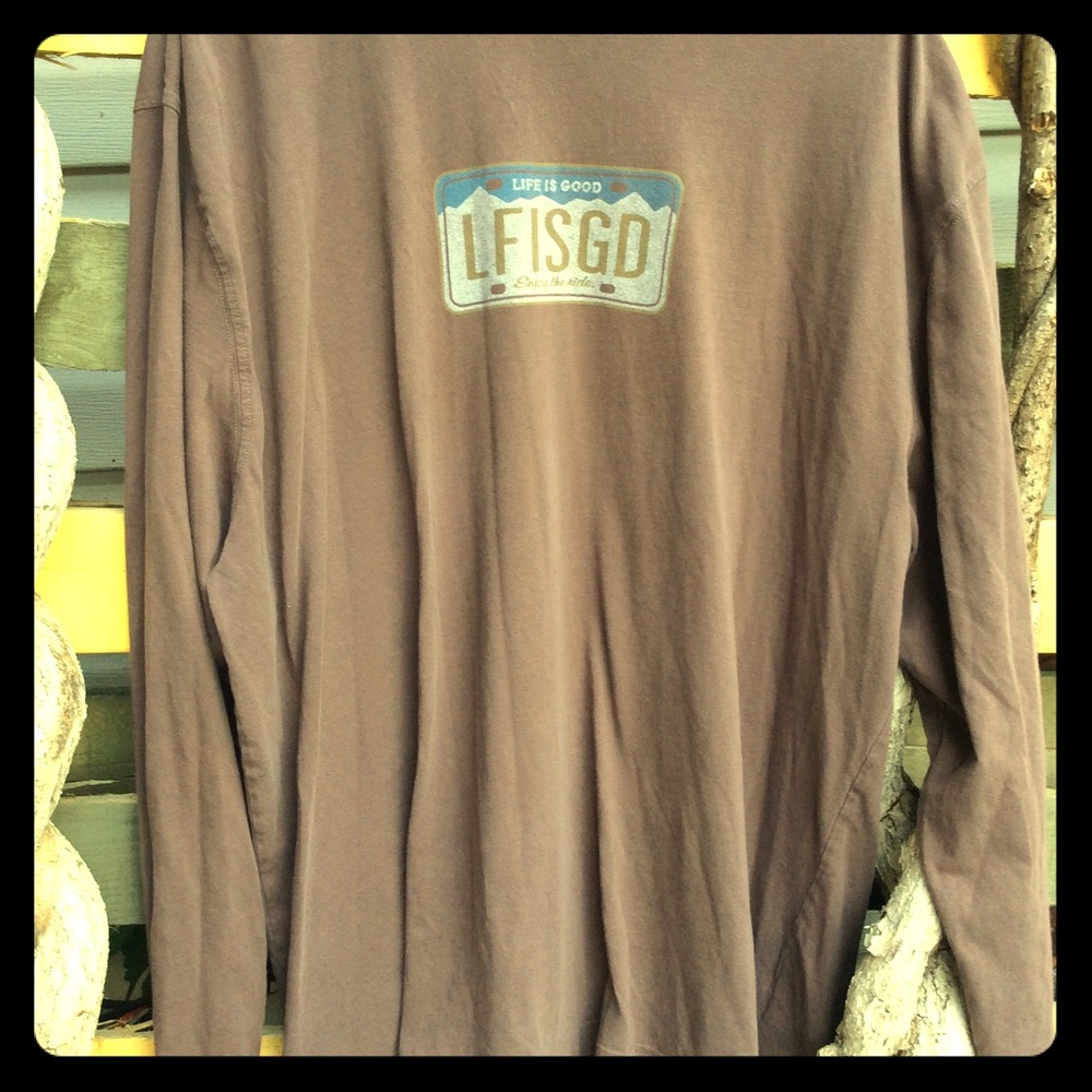 Life Is Good Men’s long sleeve T-Shirt